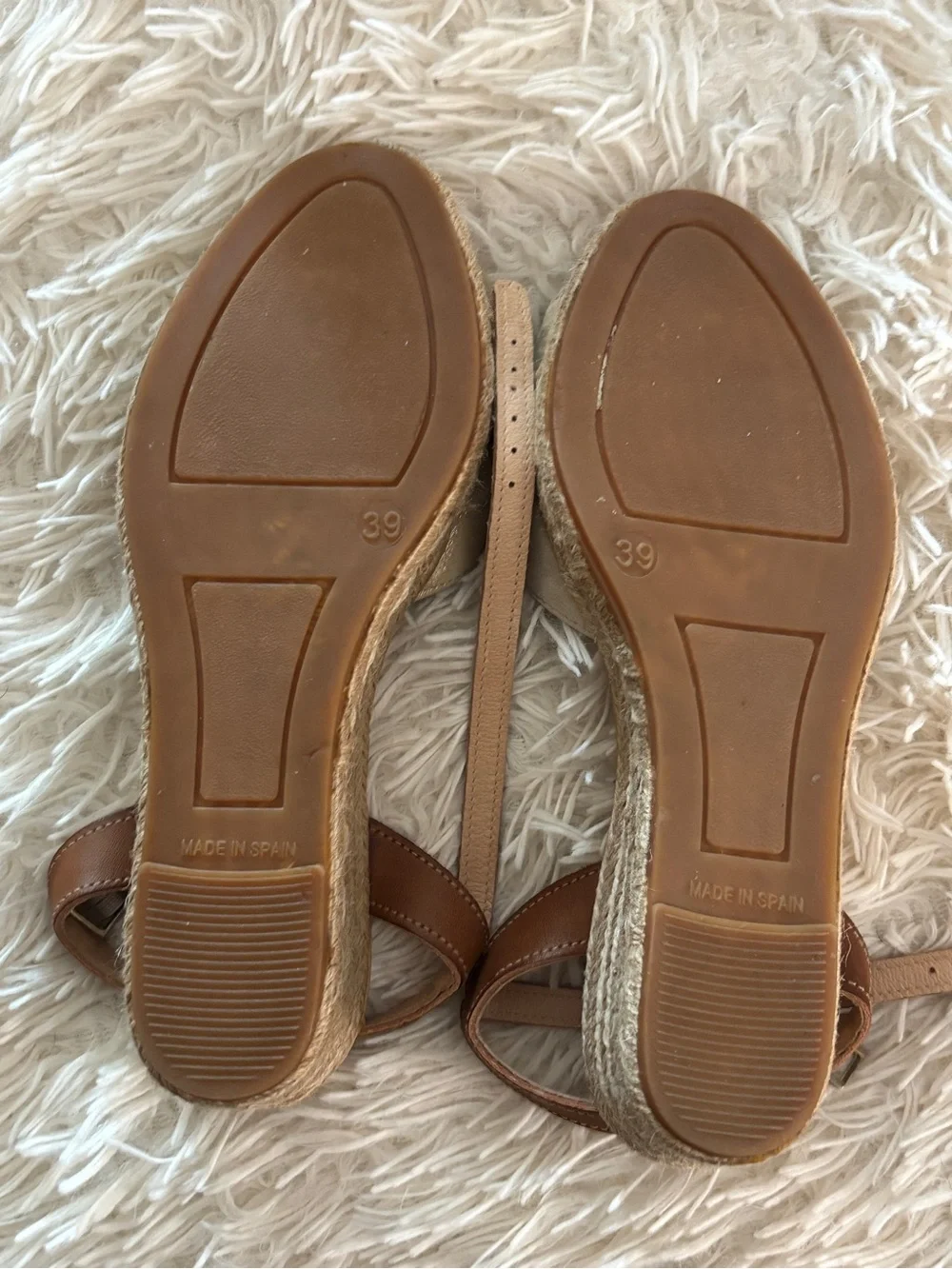 Cordani Gold and Brown Leather Crisscross Sandals - Women's